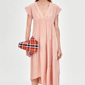 Pink ZARA shift dress